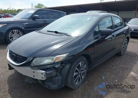 2015 Honda Civic Ex z USA, uszkodzony, nr VIN 2HGFB2F87FH564845
